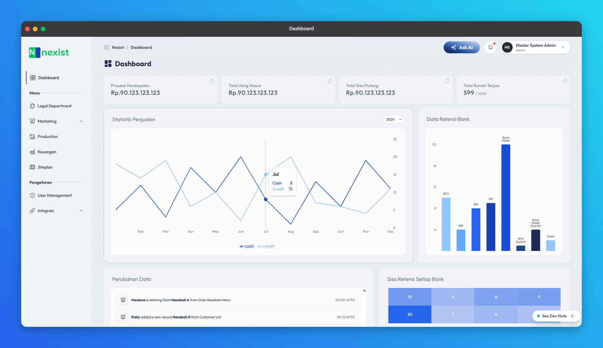 Property Dashboard & Management